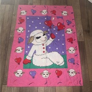 Vintage 90s SLE Lamb Chop Blanket